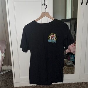 Black Graphic Short Sleeve Tee